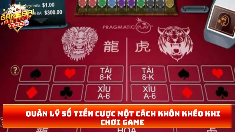 Quản lý số tiền cược một cách khôn khéo khi chơi game 